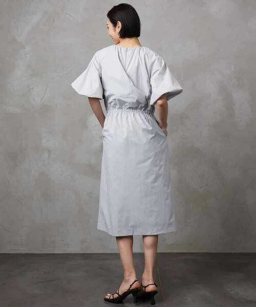 MICHEL KLEIN / ミッシェルクラン ロング・マキシ丈ワンピース | [機能性素材]スピンドルデザインワンピース | 詳細3