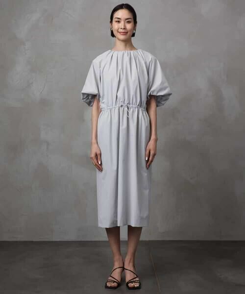 MICHEL KLEIN / ミッシェルクラン ロング・マキシ丈ワンピース | [機能性素材]スピンドルデザインワンピース | 詳細7