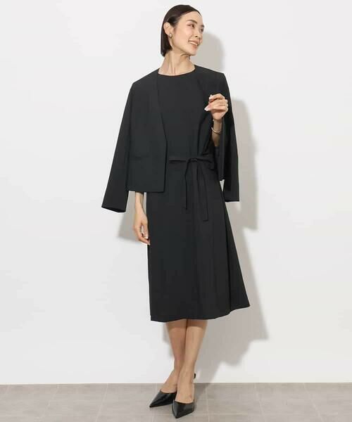 MICHEL KLEIN / ミッシェルクラン ロング・マキシ丈ワンピース | [機能性素材]ドライワンピース(セットアップ対応) | 詳細11