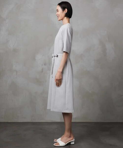 MICHEL KLEIN / ミッシェルクラン ロング・マキシ丈ワンピース | [機能性素材]ドライワンピース(セットアップ対応) | 詳細13