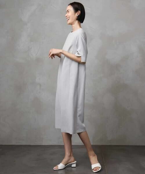 MICHEL KLEIN / ミッシェルクラン ロング・マキシ丈ワンピース | [機能性素材]ドライワンピース(セットアップ対応) | 詳細6