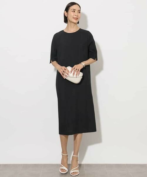 MICHEL KLEIN / ミッシェルクラン ロング・マキシ丈ワンピース | [機能性素材]ドライワンピース(セットアップ対応) | 詳細7