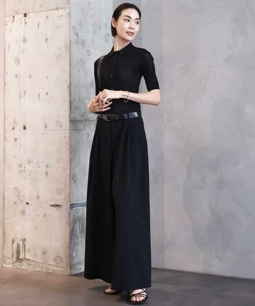 MICHEL KLEIN / ミッシェルクラン ニット・セーター | シアーリブ襟付きニット | 詳細18