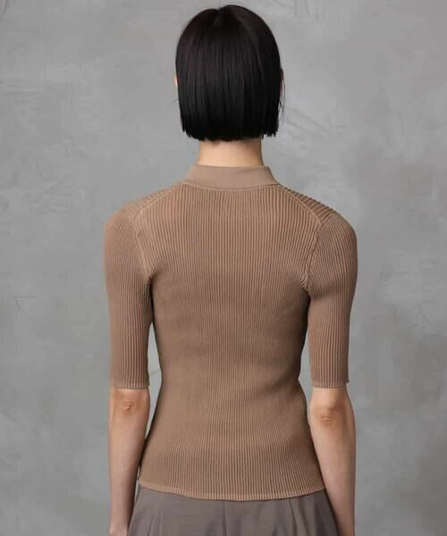 MICHEL KLEIN / ミッシェルクラン ニット・セーター | シアーリブ襟付きニット | 詳細22