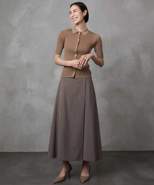 MICHEL KLEIN / ミッシェルクラン ニット・セーター | シアーリブ襟付きニット | 詳細6