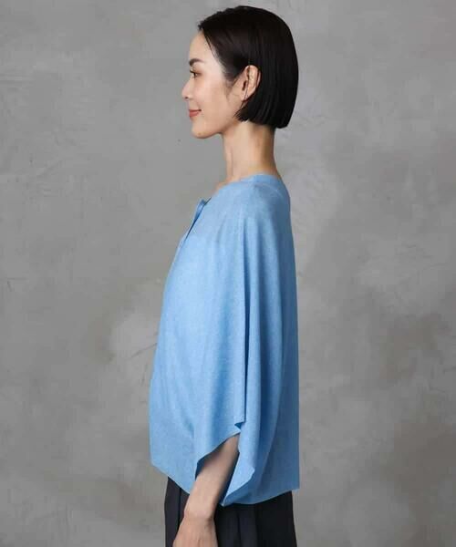 MICHEL KLEIN / ミッシェルクラン ニット・セーター | [2WAY]ケープデザインカーディガン | 詳細1