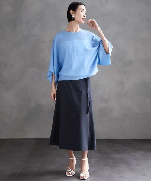 MICHEL KLEIN / ミッシェルクラン ニット・セーター | [2WAY]ケープデザインカーディガン | 詳細12