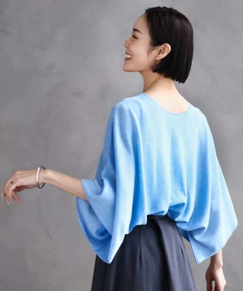 MICHEL KLEIN / ミッシェルクラン ニット・セーター | [2WAY]ケープデザインカーディガン | 詳細14