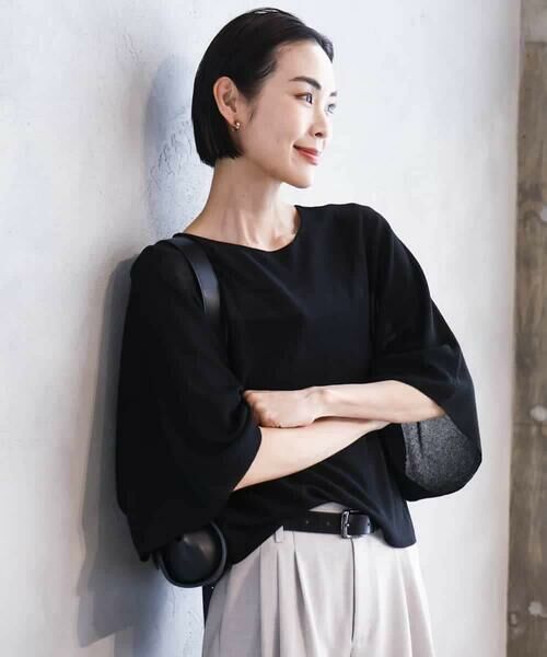 MICHEL KLEIN / ミッシェルクラン ニット・セーター | [2WAY]ケープデザインカーディガン | 詳細18