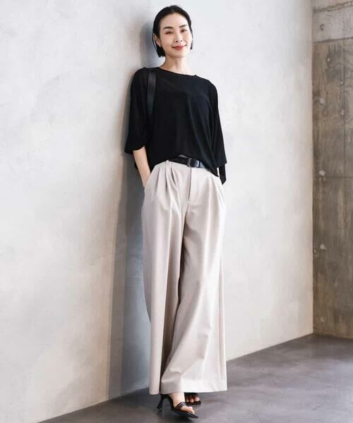 MICHEL KLEIN / ミッシェルクラン ニット・セーター | [2WAY]ケープデザインカーディガン | 詳細21