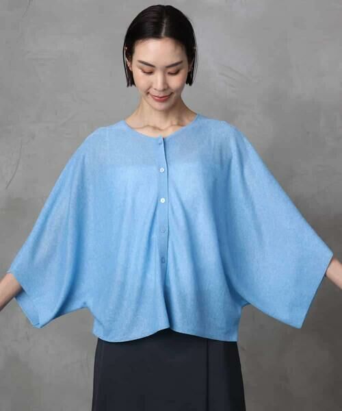 MICHEL KLEIN / ミッシェルクラン ニット・セーター | [2WAY]ケープデザインカーディガン | 詳細6