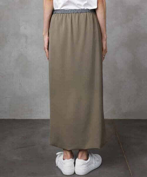 MICHEL KLEIN / ミッシェルクラン ロング・マキシ丈スカート | ダンボールセミタイトスカート | 詳細25