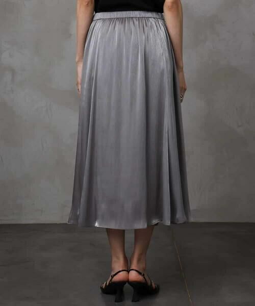 MICHEL KLEIN / ミッシェルクラン ロング・マキシ丈スカート | シャンブレーギャザースカート | 詳細15