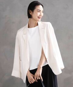 MICHEL KLEIN / ミッシェルクラン テーラードジャケット | シアーテーラードジャケット(裏地なし)