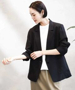 MICHEL KLEIN / ミッシェルクラン テーラードジャケット | シアーテーラードジャケット(裏地なし)