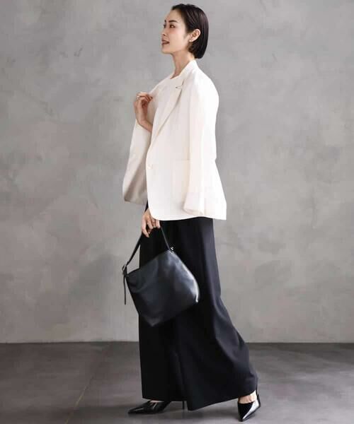 MICHEL KLEIN / ミッシェルクラン テーラードジャケット | シアーテーラードジャケット(裏地なし) | 詳細10