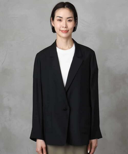 MICHEL KLEIN / ミッシェルクラン テーラードジャケット | シアーテーラードジャケット(裏地なし) | 詳細18