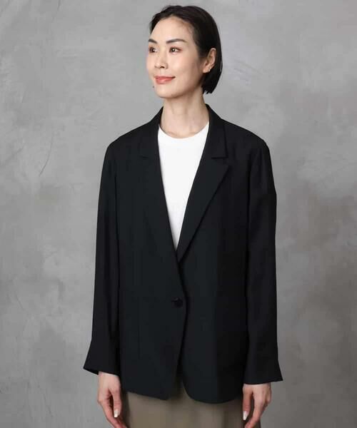 MICHEL KLEIN / ミッシェルクラン テーラードジャケット | シアーテーラードジャケット(裏地なし) | 詳細19