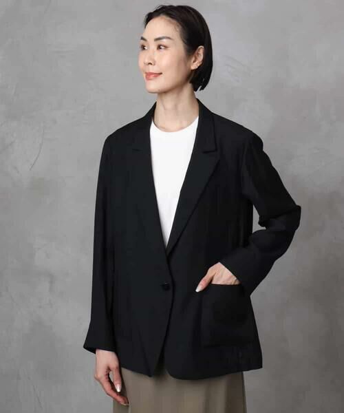 MICHEL KLEIN / ミッシェルクラン テーラードジャケット | シアーテーラードジャケット(裏地なし) | 詳細20