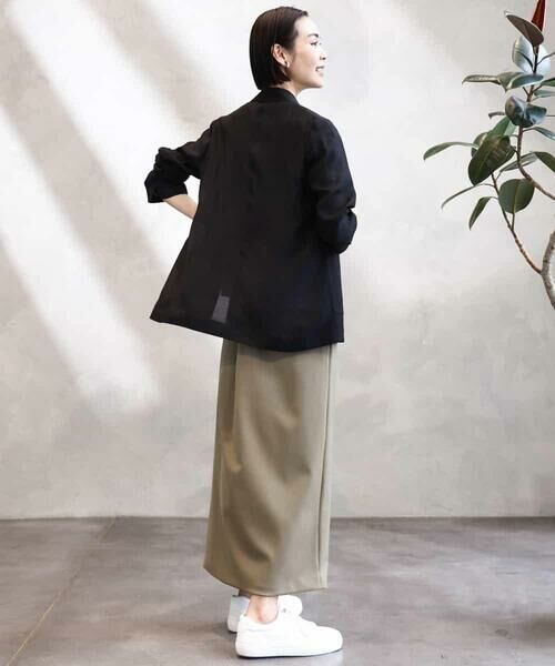 MICHEL KLEIN / ミッシェルクラン テーラードジャケット | シアーテーラードジャケット(裏地なし) | 詳細6