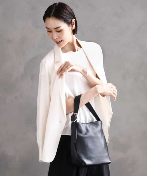 MICHEL KLEIN / ミッシェルクラン テーラードジャケット | シアーテーラードジャケット(裏地なし) | 詳細8