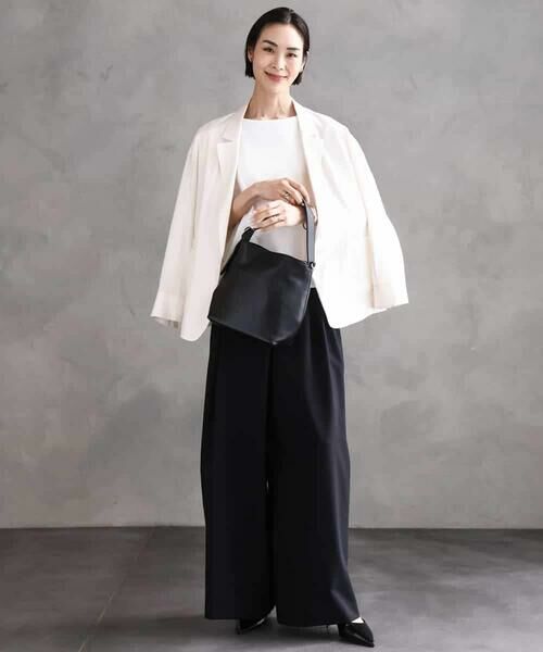 MICHEL KLEIN / ミッシェルクラン テーラードジャケット | シアーテーラードジャケット(裏地なし) | 詳細9