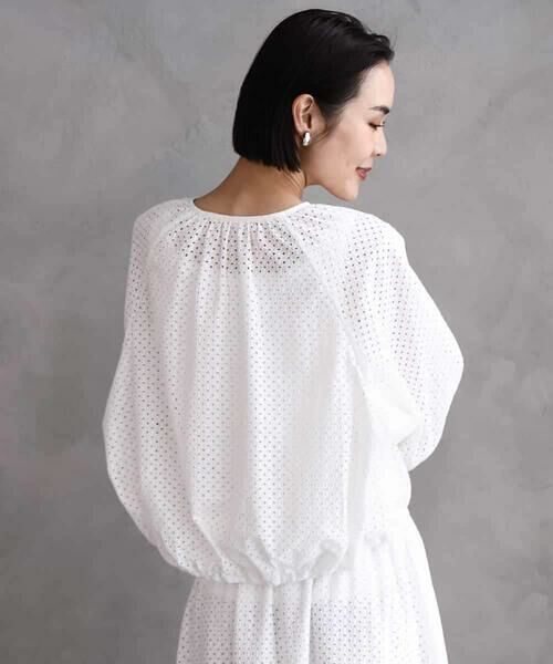 MICHEL KLEIN / ミッシェルクラン その他アウター | [セットアップ対応]エンブロイダリーレースブルゾン | 詳細14