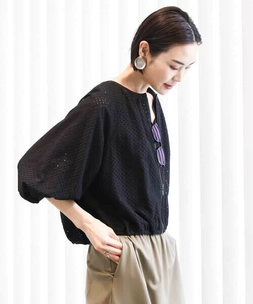 MICHEL KLEIN / ミッシェルクラン その他アウター | [セットアップ対応]エンブロイダリーレースブルゾン | 詳細7