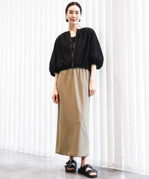 MICHEL KLEIN / ミッシェルクラン その他アウター | [セットアップ対応]エンブロイダリーレースブルゾン | 詳細9