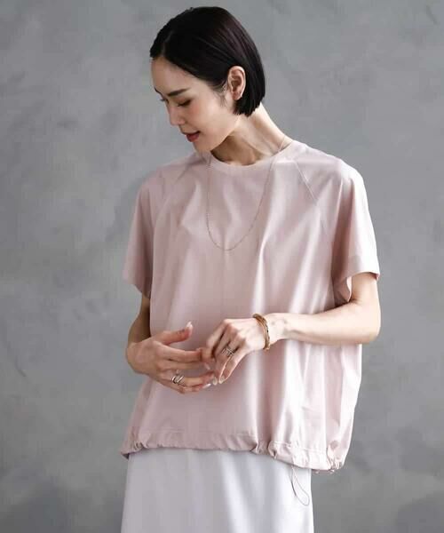 MICHEL KLEIN / ミッシェルクラン カットソー | 裾ドロストバルーンプルオーバー | 詳細1