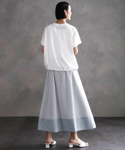 MICHEL KLEIN / ミッシェルクラン カットソー | 裾ドロストバルーンプルオーバー | 詳細10