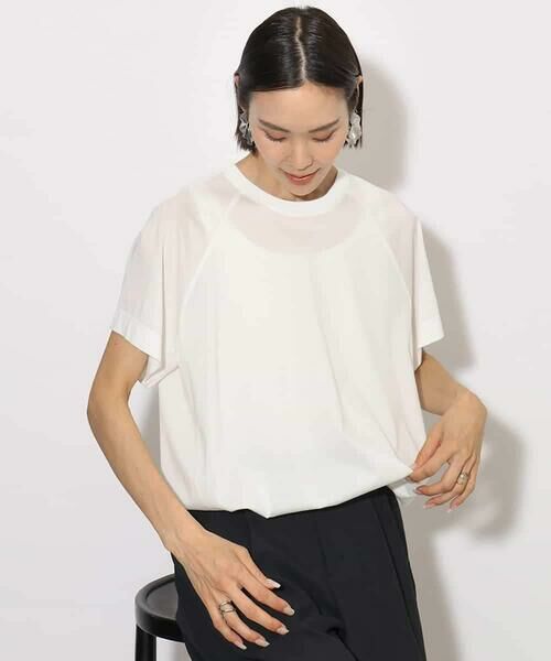 MICHEL KLEIN / ミッシェルクラン カットソー | 裾ドロストバルーンプルオーバー | 詳細13