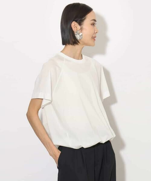 MICHEL KLEIN / ミッシェルクラン カットソー | 裾ドロストバルーンプルオーバー | 詳細14