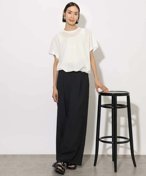 MICHEL KLEIN / ミッシェルクラン カットソー | 裾ドロストバルーンプルオーバー | 詳細16