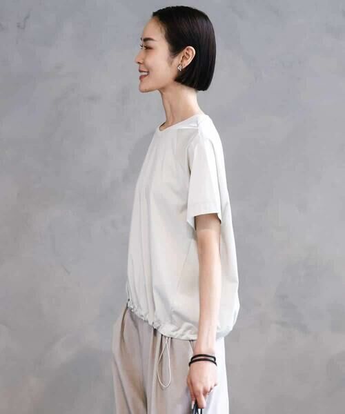 MICHEL KLEIN / ミッシェルクラン カットソー | 裾ドロストバルーンプルオーバー | 詳細24