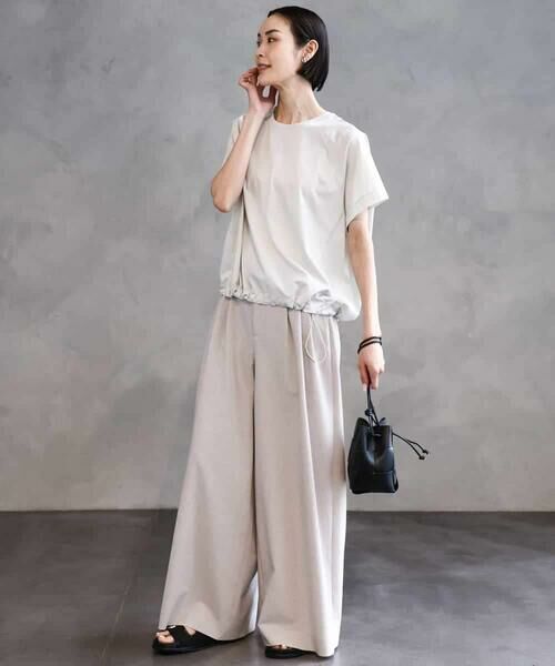 MICHEL KLEIN / ミッシェルクラン カットソー | 裾ドロストバルーンプルオーバー | 詳細27