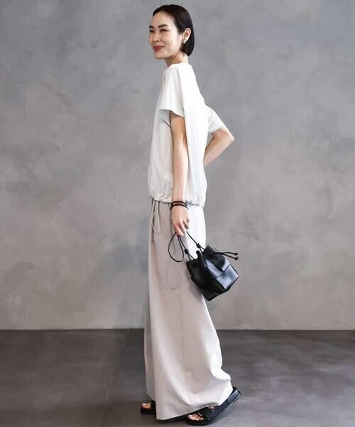 MICHEL KLEIN / ミッシェルクラン カットソー | 裾ドロストバルーンプルオーバー | 詳細28