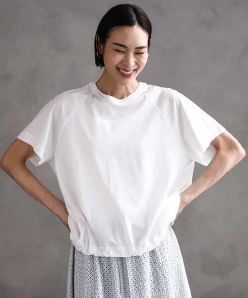 MICHEL KLEIN / ミッシェルクラン カットソー | 裾ドロストバルーンプルオーバー | 詳細6