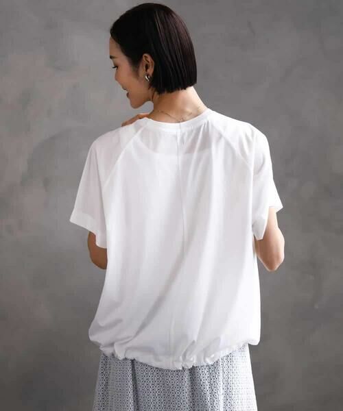 MICHEL KLEIN / ミッシェルクラン カットソー | 裾ドロストバルーンプルオーバー | 詳細7