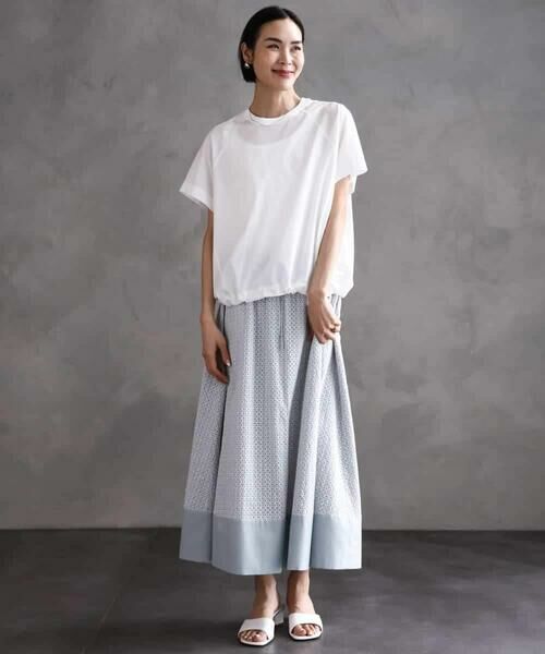 MICHEL KLEIN / ミッシェルクラン カットソー | 裾ドロストバルーンプルオーバー | 詳細8