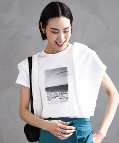 MICHEL KLEIN / ミッシェルクラン カットソー | フォトプリントTシャツ
