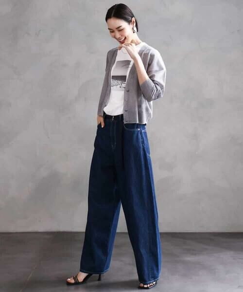 MICHEL KLEIN / ミッシェルクラン カットソー | フォトプリントTシャツ | 詳細13