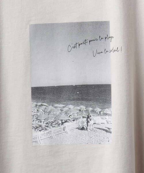 MICHEL KLEIN / ミッシェルクラン カットソー | フォトプリントTシャツ | 詳細23