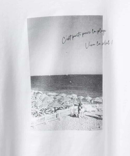 MICHEL KLEIN / ミッシェルクラン カットソー | フォトプリントTシャツ | 詳細24