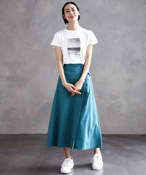 MICHEL KLEIN / ミッシェルクラン カットソー | フォトプリントTシャツ | 詳細8