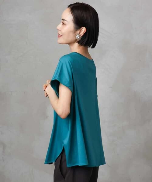 MICHEL KLEIN / ミッシェルクラン カットソー | [接触冷感]立体カットソー | 詳細1