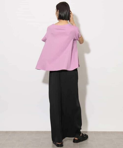 MICHEL KLEIN / ミッシェルクラン カットソー | [接触冷感]立体カットソー | 詳細12