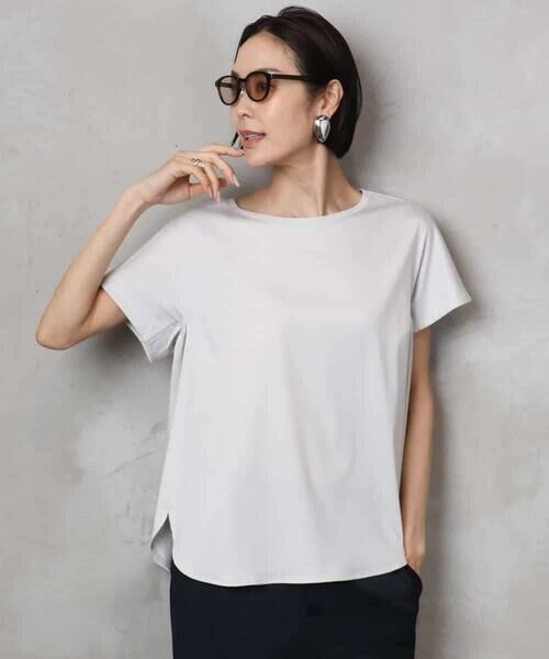 MICHEL KLEIN / ミッシェルクラン カットソー | [接触冷感]立体カットソー | 詳細13