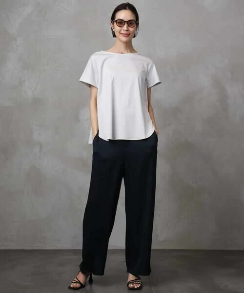 MICHEL KLEIN / ミッシェルクラン カットソー | [接触冷感]立体カットソー | 詳細16