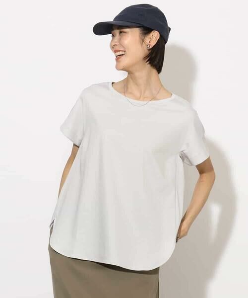 MICHEL KLEIN / ミッシェルクラン カットソー | [接触冷感]立体カットソー | 詳細17